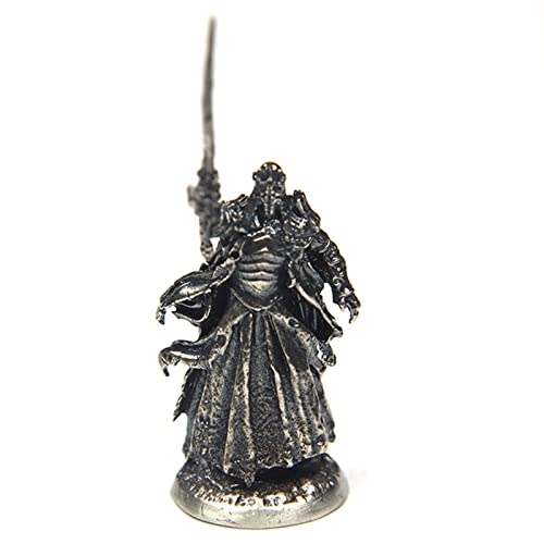 Cuproníquel Edad Media Legión Espectro Rey Soldados Espadachín Modelos Figuras de Juguete Miniaturas Metal Cobre Adornos de Escritorio Regalo