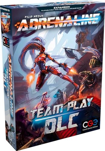 Czech Games Edition , Adrenaline: Team Play DLC , Board Game , Ages 12+ , 2 to 6 Players , 60 to 90 Minutes Playing Time