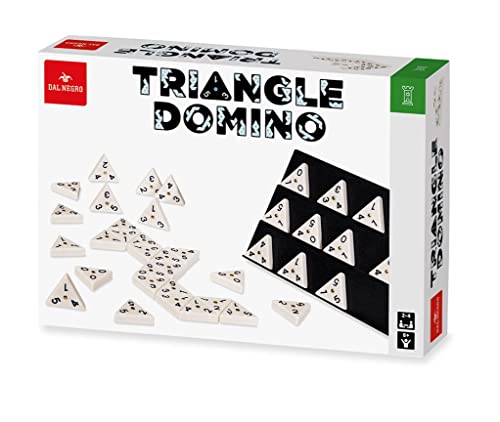Dal Negro Domino/Shangai - Triangular de Juegos de Mesa Domino/Shangai, Multicolor, 8001097539734