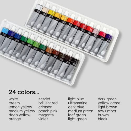 Daler Rowney Simply Color Acrílico Set 24x12 ml