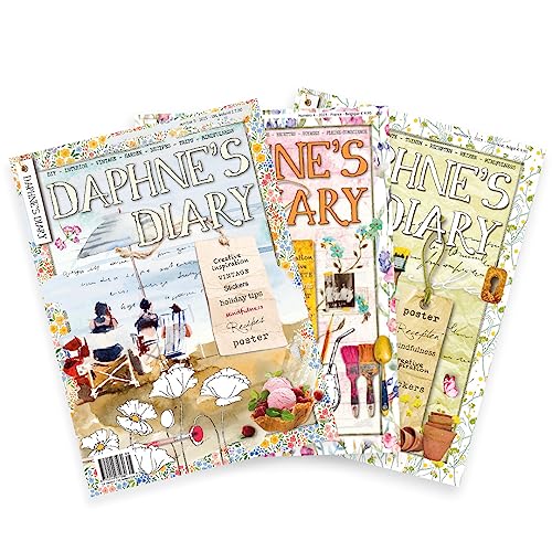 Daphne's Diary Revista #4 2023 (inglés) | Libro de trabajo de arte creativo | Revista interactiva para Mindfulness, colorear, arte, cocinar, viajes | Lleno de inspiraciones creativas y artículos