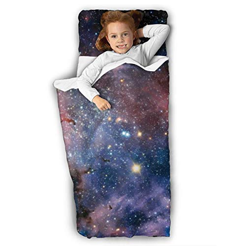 Dark Universe - Alfombrilla para siesta con almohada para niños y niñas, perfecta para guardería y preescolar