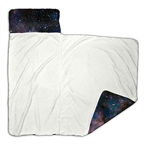 Dark Universe - Alfombrilla para siesta con almohada para niños y niñas, perfecta para guardería y preescolar