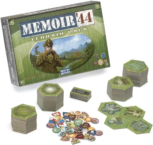 Days of Wonder , Memoir '44 Terrain Pack, Board Game, Ages 8+, 2 Players, 30-90 Minutes Playing Time
