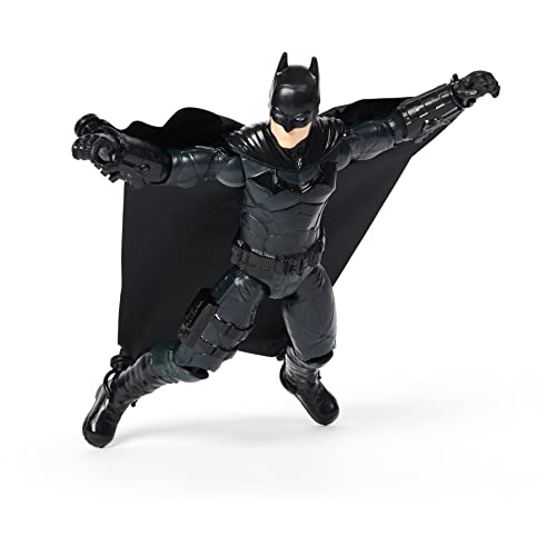 DC Comics The Batman - Figura Batman 30 CM Wingsuit Muñeco Batman 30 cm Articulado con Traje de Alas -Estilo y Detalles Oficiales de la Película - 6061621 - Juguetes Niños 3 Años +