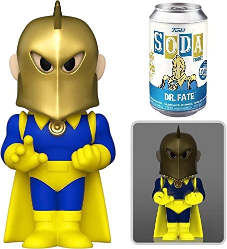 DC Super Powers Hero Figures Activate Beast Boy Soda tin Can Dr. Fate Bundled with Plastic Man Stetchy DC Comics Guy + Teen Titans Stickers 3 Items