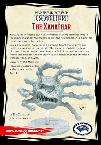 D&D Gale Force Nine 71073 Waterdeep Dragon Heist The Xanathar (1 Figura)