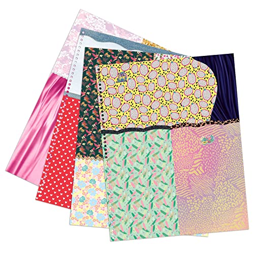 Depesche- TopModel Colorear Especial diseño Libro con Plantillas, Arco de patrón y Muchos Accesorios, Aprox. 29,5 x 23,7 x 1,5 cm, Multicolor, única (11611)