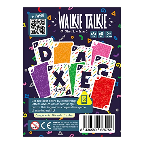 Devir - Walkie Talkie, juego de cartas, juego de mesas, Devir Pocket (BGWALKIE)