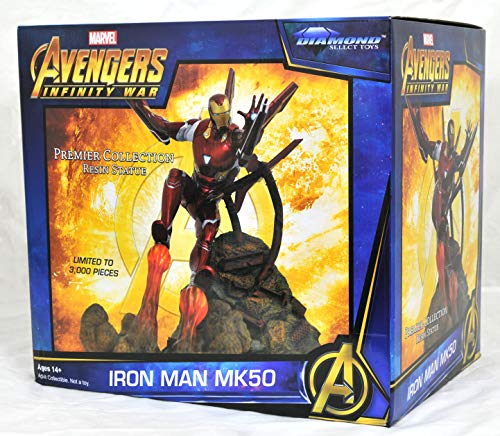 Diamond Select Toys Marvel Premier Avengers 3 - Iron-Man Mk50 Resin Statue (25cm) (Sep182340)