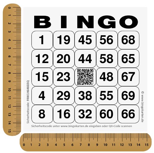 DiPrint 200 tarjetas de bingo grandes para personas mayores 24 de 75 con comodín en el centro (naranja)