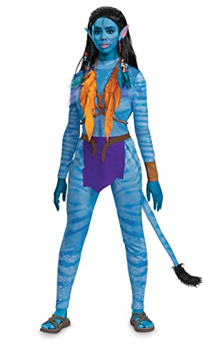 Disfraz de Neytiri, disfraz oficial de Disney Avatar Way of the Water para adultos con accesorios, Neytiri, M