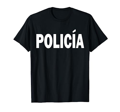 Disfraz de policía para oficial de policía de Halloween Camiseta