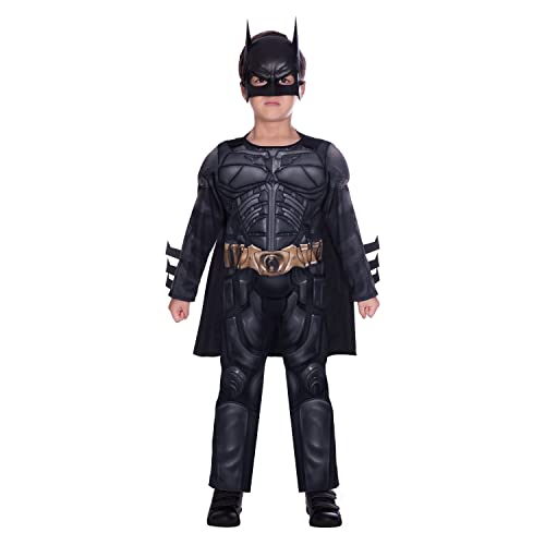 Disfraz de superhéroe para Caballero Oscuro Batman (Edad 3-4 años)