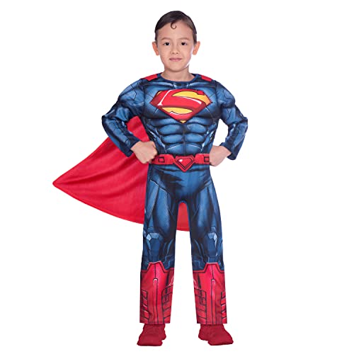 Disfraz de superman clásico para niño (edad 3-4 años)