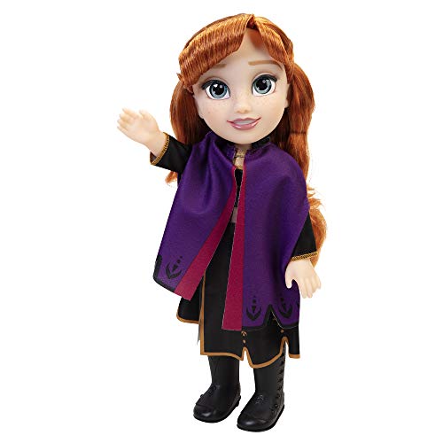 Disney Frozen 2 - Muñeca Anna de 38 cm para Niñas – Muñeca Anna Grande con Preciosos Detalles de la Película– Juguete para Niñas con 3 Años +