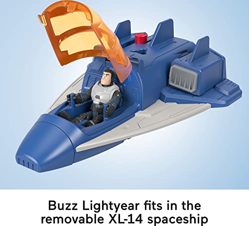 Disney Pixar Lightyear Imaginext Lightyear Comando estrella Levanta y lanza, juguete para niños +3 años