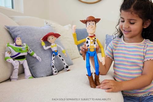 Disney Pixar Toy Story Buzz Lightyear grande Figura 25 cm articulada, juguete para niños +3 años (Mattel HFY27)