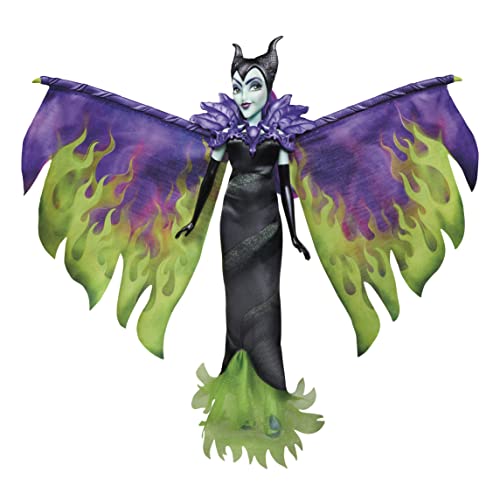 Disney Princess Disney Villains Maleficent's Flames of Fury Fashion Doll, Disney Princess Toy for Kids 5 Years and Up