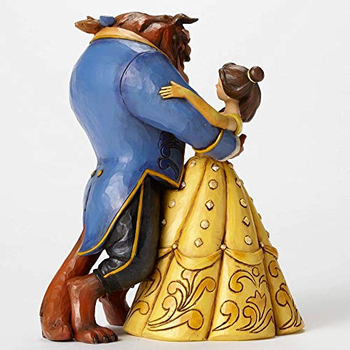 Disney Traditions, Figura de Bella y Bestia bailando de "La Bella y la Bestia", para coleccionar, Enesco