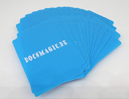 docsmagic.de 25 Trading Card Deck Divider Light Blue - Divisores Azul Claro - MTG PKM YGO