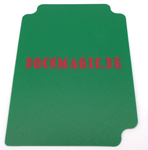 docsmagic.de Deck Box + 100 Mat Green Sleeves Standard - Caja & Fundas Verde - PKM - MTG