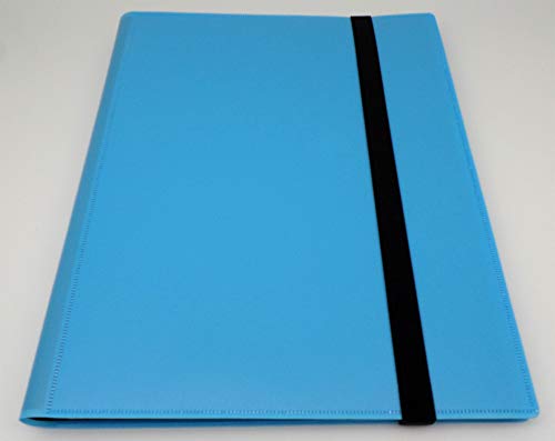 docsmagic.de Pro-Player 9-Pocket Album Light Blue - 360 Card Binder - MTG - PKM - YGO - Álbum para Tarjetas Azul Claro