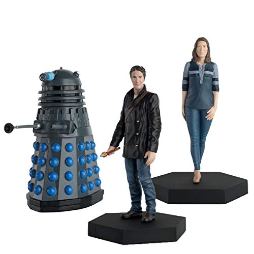 Doctor Who The Octth Doctor, Liv Chenka, Dalek (acabado grande) - Juego de figuras