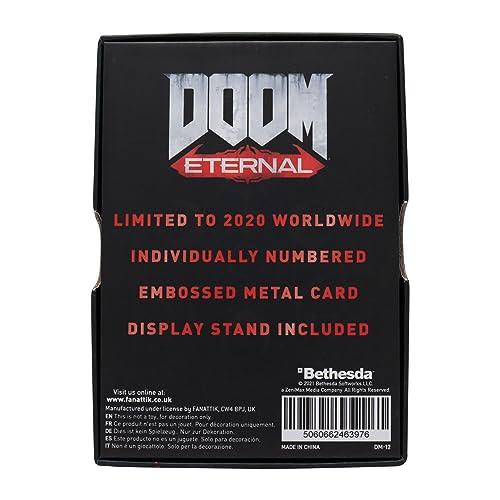 Doom FaNaTtik Eternal Replica Keycard Limited Edition Replicas