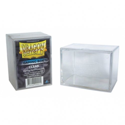 Dragon Shield - Cajas de almacenamiento - Deck Box rígida Clear - 100 tarjetas
