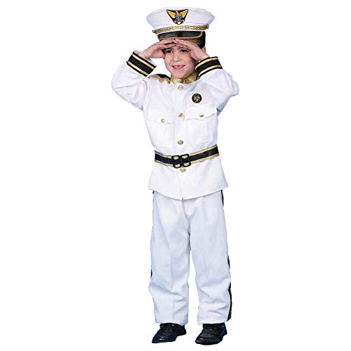 Dress Up America Conjunto de trajes de lujo de Marina de guerra almirante