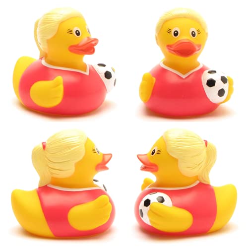 Duck Shop I Patito jugadora de fútbol I Pato – L: 8 cm
