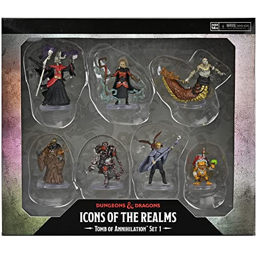 Dungeons & Dragons D&d Icons of The Realms miniaturas prepintadas Tomb of Annihilation - Box 1