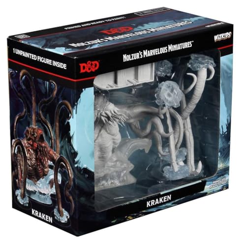 Dungeons & Dragons D&D Nolzur's Marvelous Unpainted Miniatures Kraken Figure