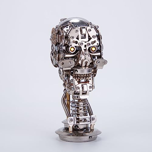 DUZU Puzzle de metal 3D para adultos, DIY esqueleto de metal, modelo 3D, rompecabezas 3D, juego de construcción de metal, 200 piezas, corte láser 3D, modelo steampunk, coleccionable, regalo decorativo