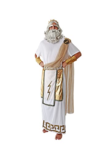 Dysmad Costumizate!, Disfraz de Dioses griegos para Adultos. Talla única colección Carnaval (Hombre)