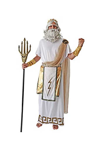 Dysmad Costumizate!, Disfraz de Dioses griegos para Adultos. Talla única colección Carnaval (Hombre)