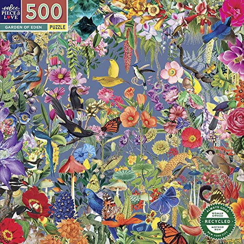 eeBoo Puzzle 500 pièces : Jardin d'Eden