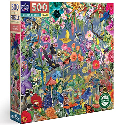eeBoo Puzzle 500 pièces : Jardin d'Eden