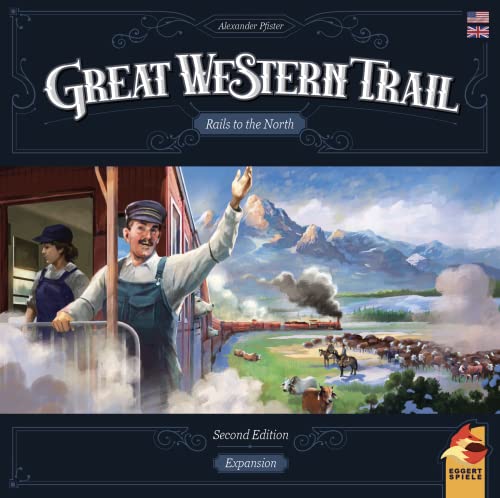Eggert Spiele | Rails to The North - Great Western Trail 2nd Ed | Juego de Mesa | A Partir de 12 años | 1-4 Jugadores | 75-150 Minutos de Tiempo de Juego
