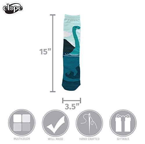Elope Loch Ness Monster Socks for Adults Standard
