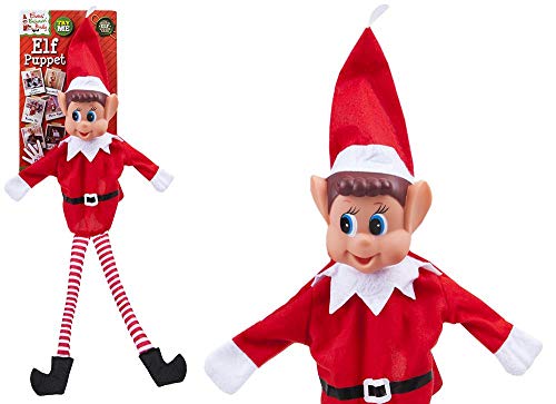Elves Behavin Badly Marioneta de Mano de Elfos traviesos de 27 Pulgadas, Juguetes de Navidad, Juguetes de Elfos (marioneta de Mano de Elfos traviesos de 27 Pulgadas)