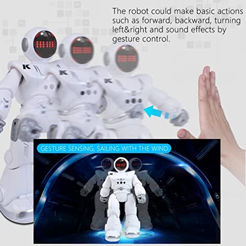 EMEBAY Robot Humanoide RC para Niños, Robot Astronauta Mando a Distancia Programable Inteligente con Control de Detección de Gestos, Robot Inteligente con Caminar Cantando Danza para Niños Niñas
