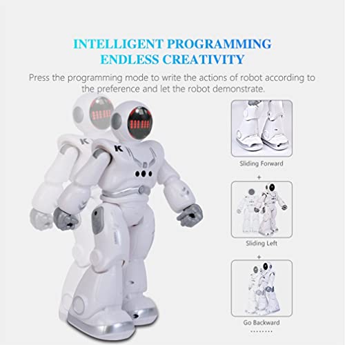 EMEBAY Robot Humanoide RC para Niños, Robot Astronauta Mando a Distancia Programable Inteligente con Control de Detección de Gestos, Robot Inteligente con Caminar Cantando Danza para Niños Niñas