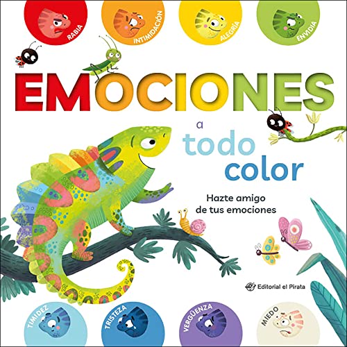 Emociones a todo color: Cuentos para niños de 2 a 6 años para aprender colores y 8 emociones. De cartón. En español. (SIN COLECCION)