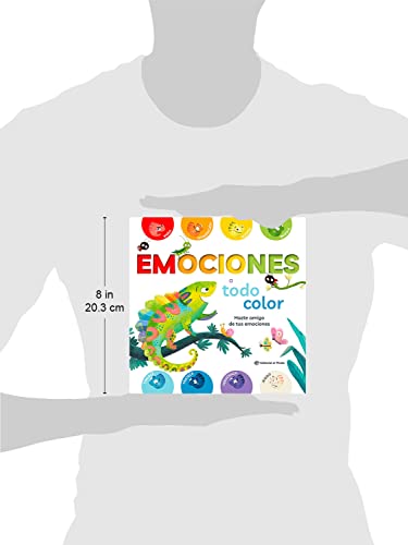 Emociones a todo color: Cuentos para niños de 2 a 6 años para aprender colores y 8 emociones. De cartón. En español. (SIN COLECCION)