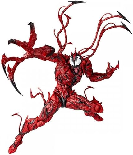ENFILY Nendoroid Spider-Man Yamaguchi estilo móvil Venom Carnage anime figura de acción personaje coleccionable modelo estatua juguetes PVC figuras adornos de escritorio (masacre estilo Yamaguchi Kk)