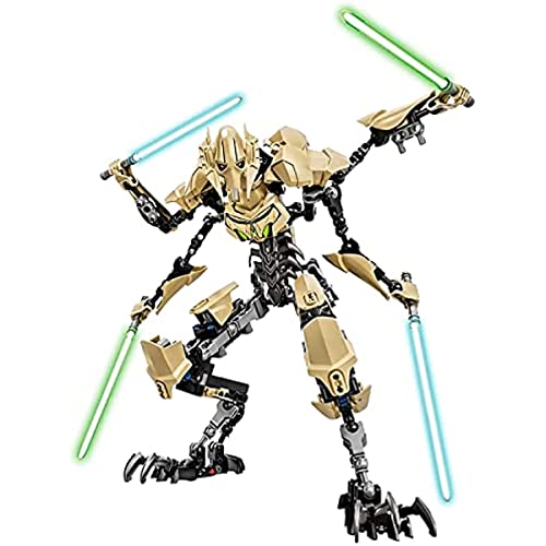 ENFILY Star Wars General Grievous Anime Action Figures 32cm Black Series and Imperial General Grievous Star Wars Lightsaber Stormtrooper Mobile Statue Model Gift Toy