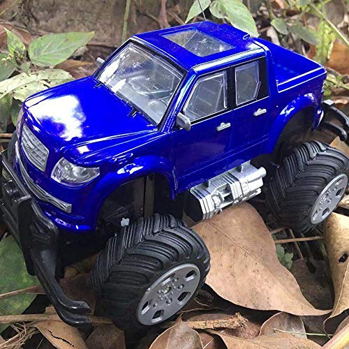 ERNP Mini RC Cars 4WD Vehículo de Alta Velocidad 2.4Ghz Radio Control Remoto Off Road Racing Monster Trucks Crawlers Chariot Drifting Fast Electric Race Desert Buggy con luz LED Vision Metal Shel