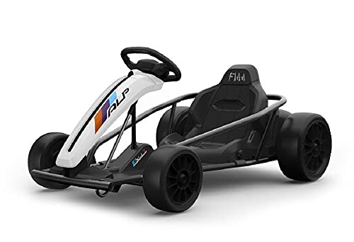 Es-Toys Kart eléctrico para niños FXI1 Blanco con función de Deriva, 5-10km/h
